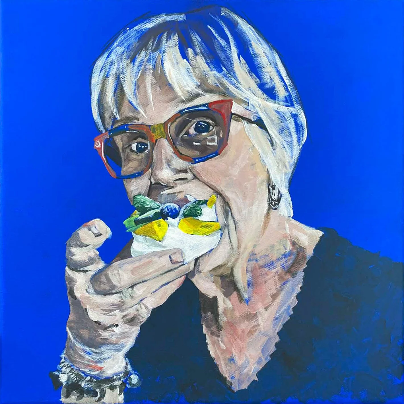 Pavlova - 40cm x 40cm 
Acrylic on canvas - Commission