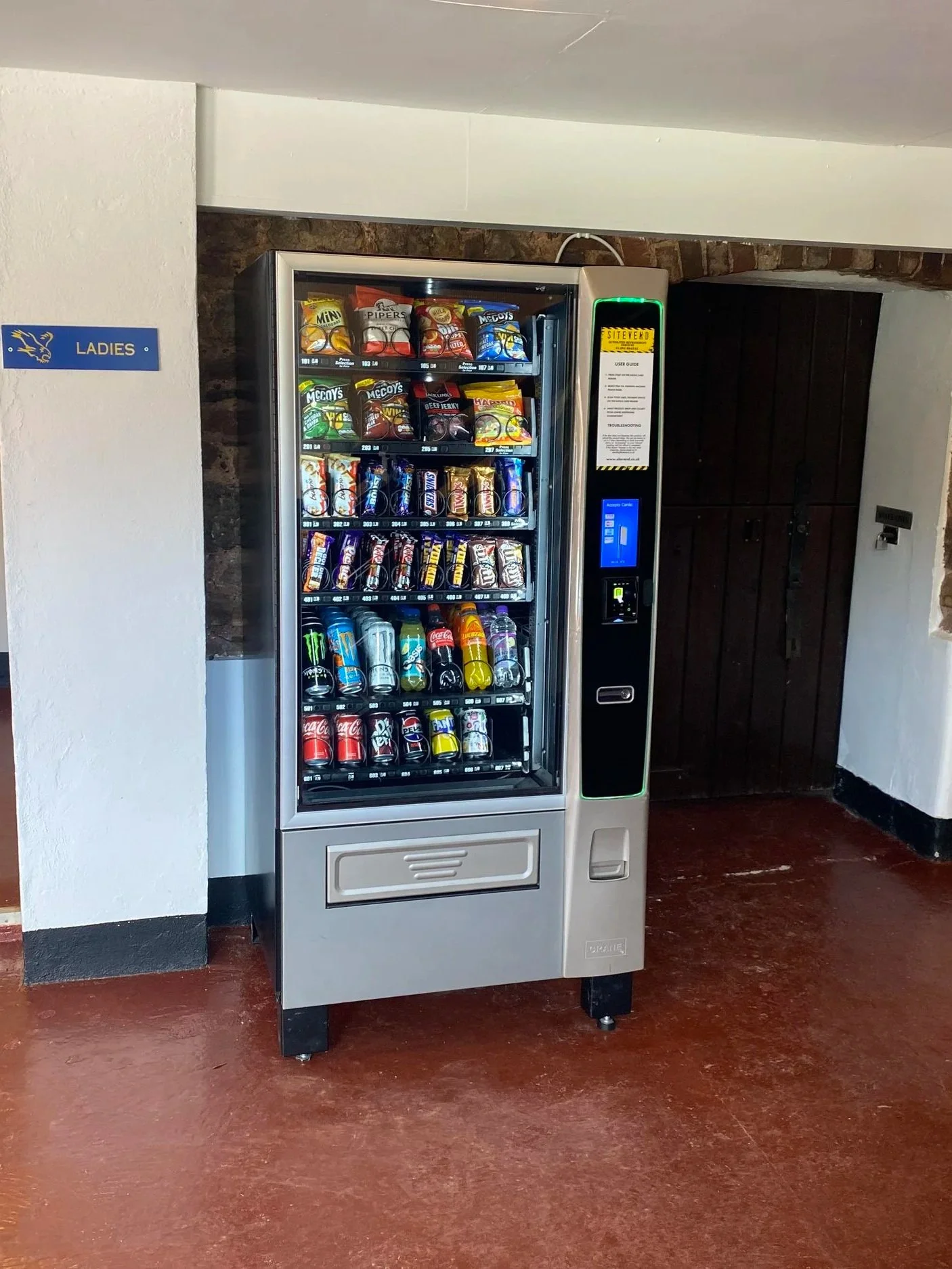 Sitevend vending machine