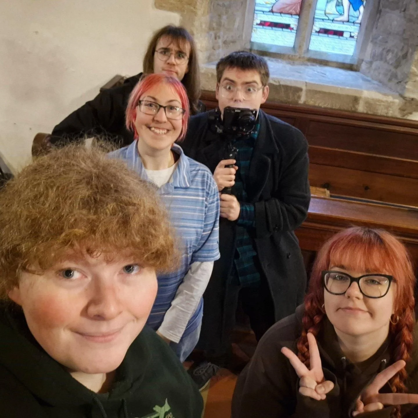 Group photo with myself and my film crew