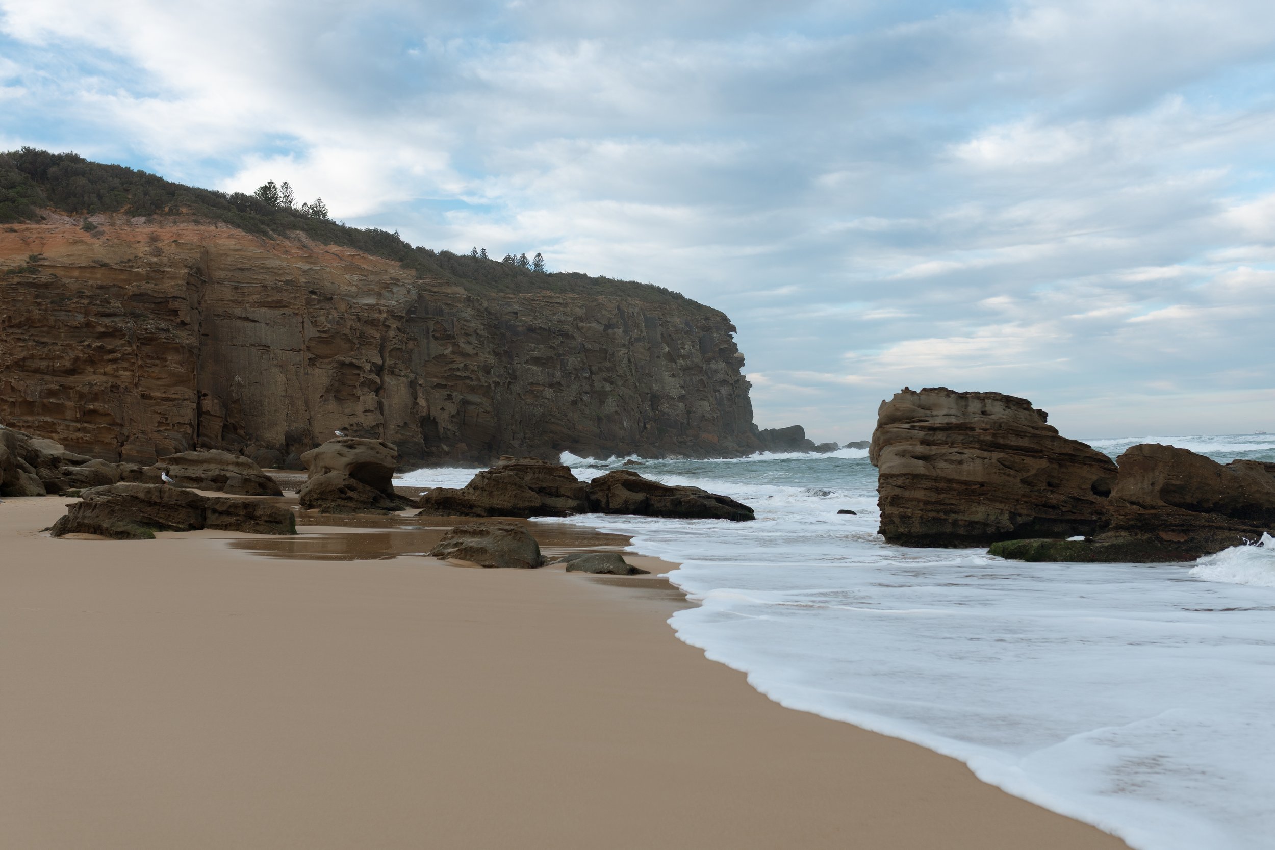The coastline near Newcastle, NSW