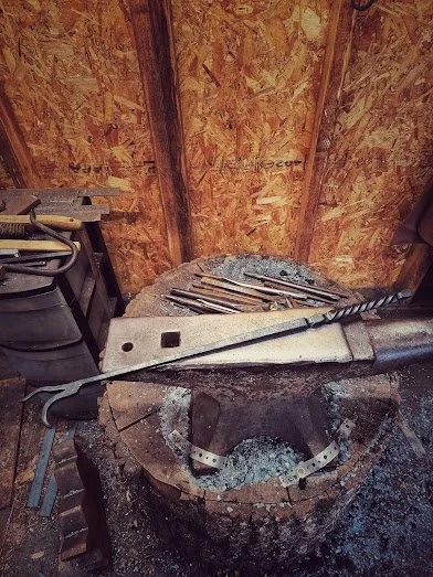 Chisel Twist Fire Poker with Hook