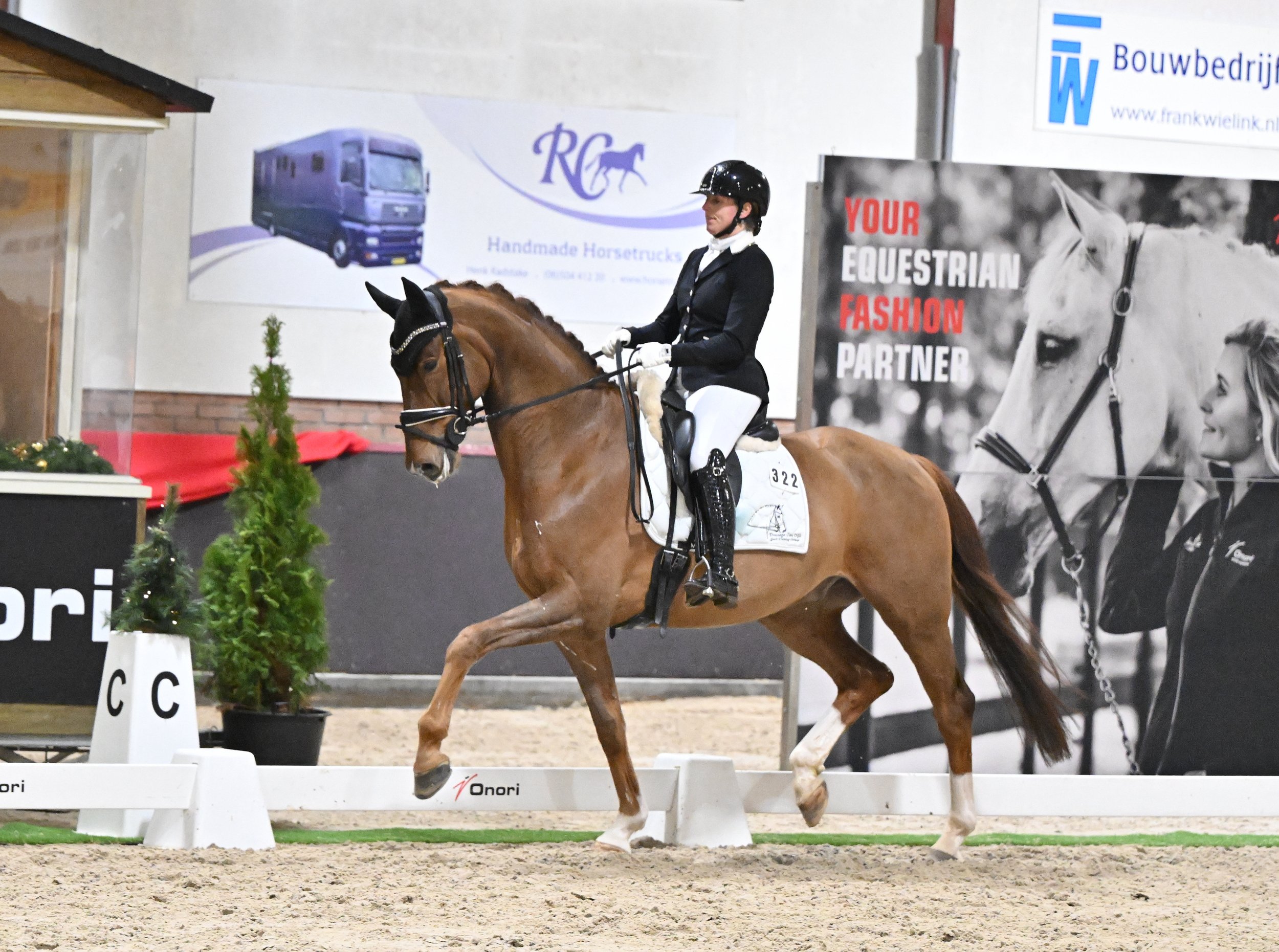 Sharon van Dijk is a Dutch dressage rider competing in national and international competitions