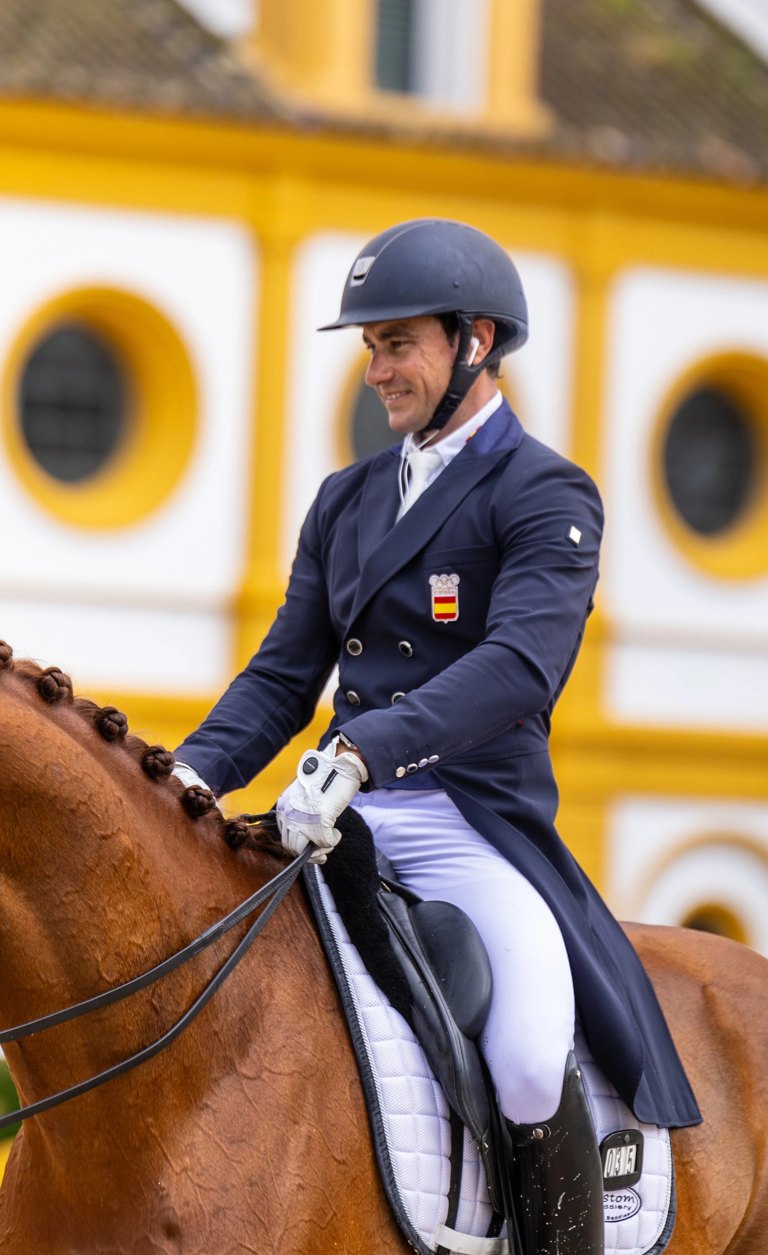 Jordi Domingo Coll is a Spanish dressage rider competing at international Grand Prix level. He has represented Spain at major championships, including the Olympic Games, World Equestrian Games, and European Championships