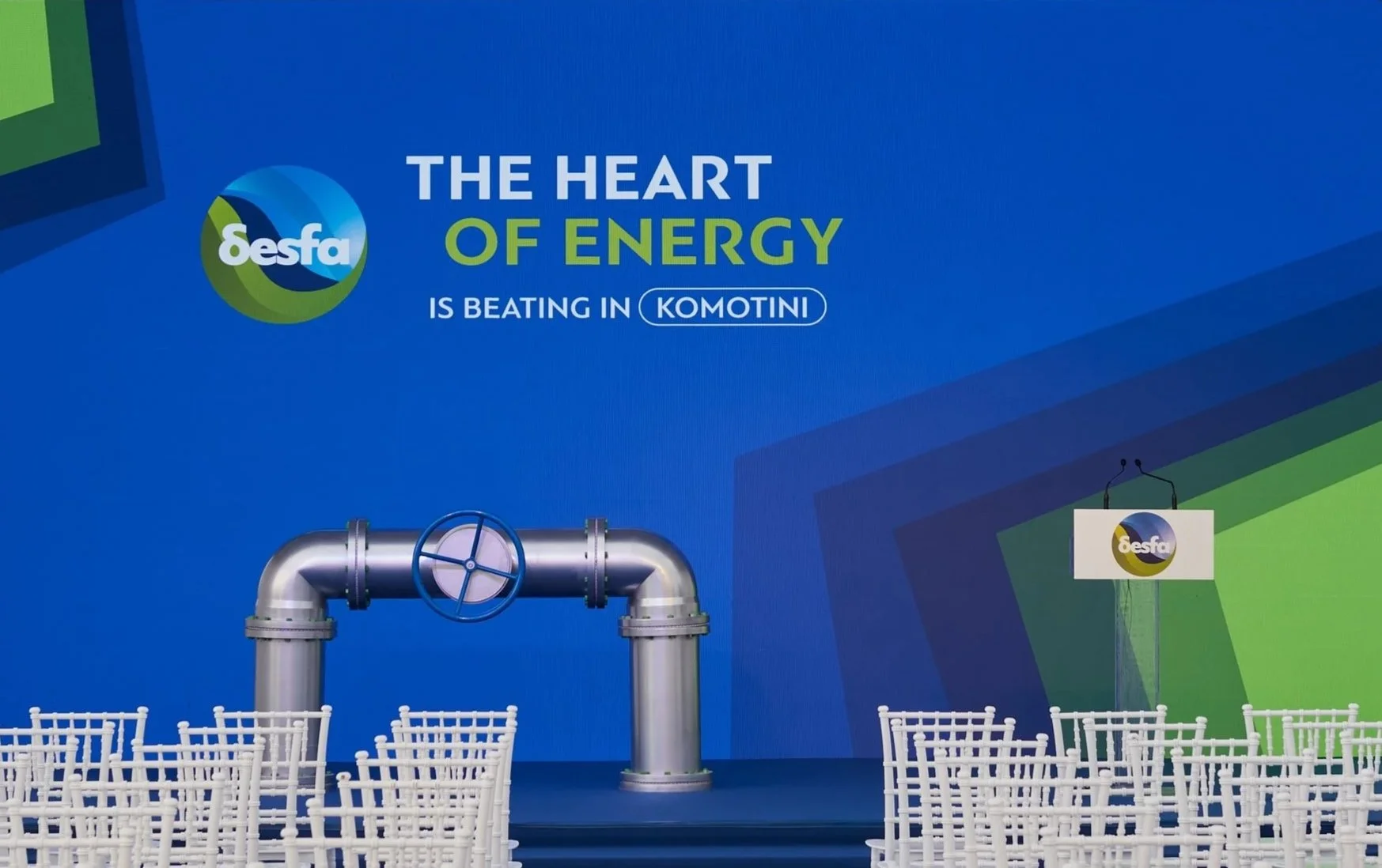 DESFA New Compression Station Inauguration in Komotini