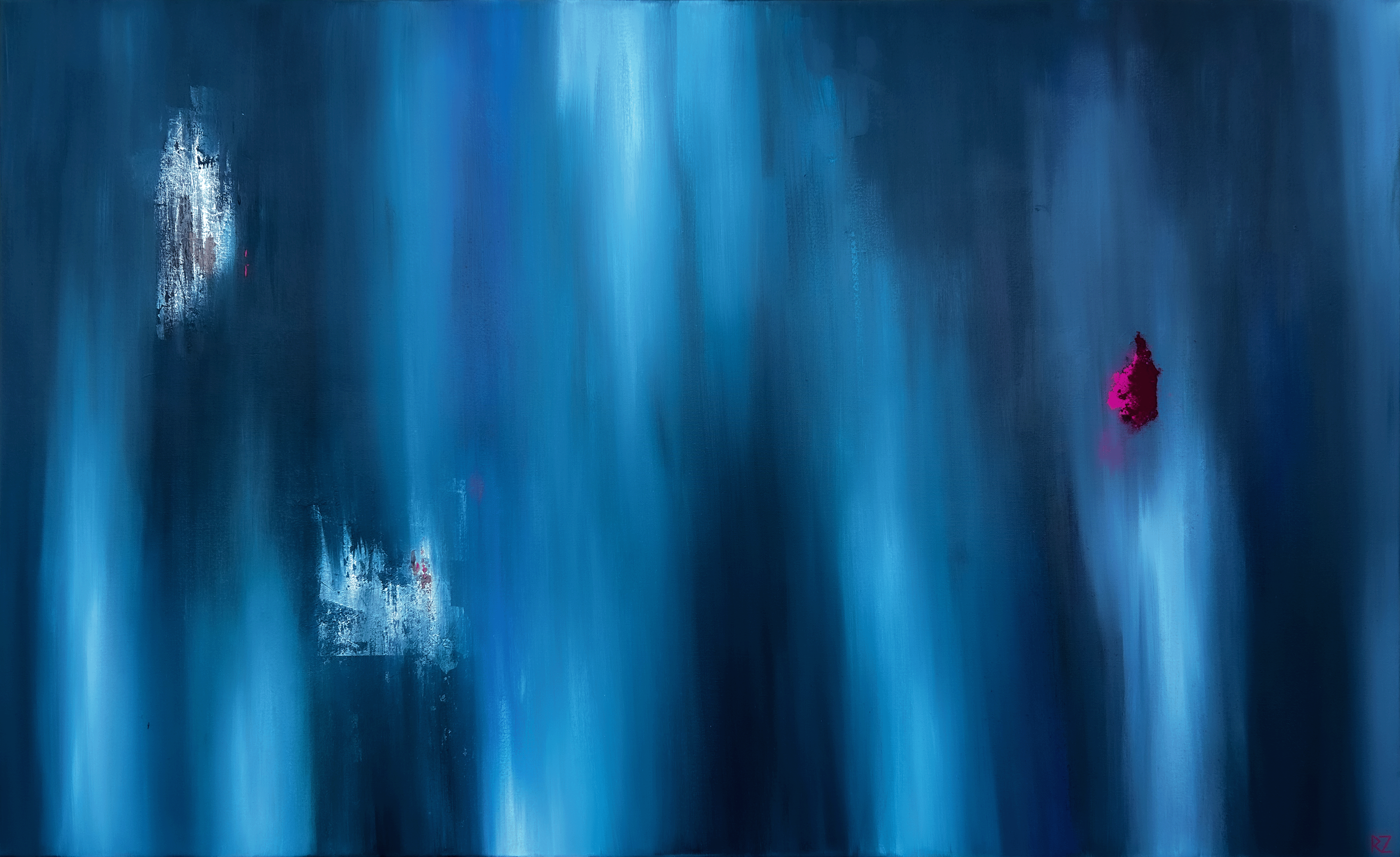 SUBMERGED LIGHT II
Mixed Media on Cotton Canvas
130x80cm