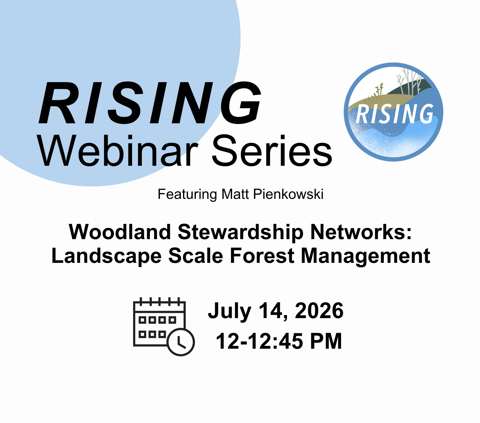 RISING Webinar Series