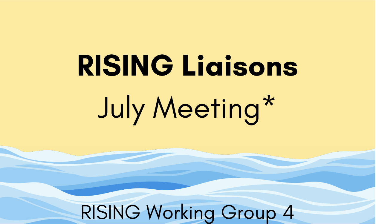 RISING Liaisons July Meeting