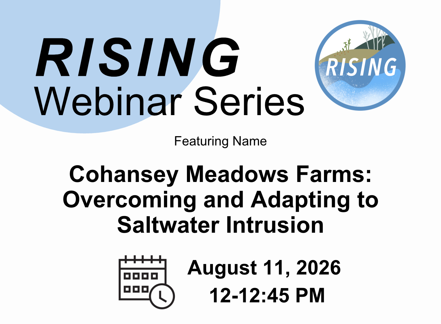 RISING Webinar Series