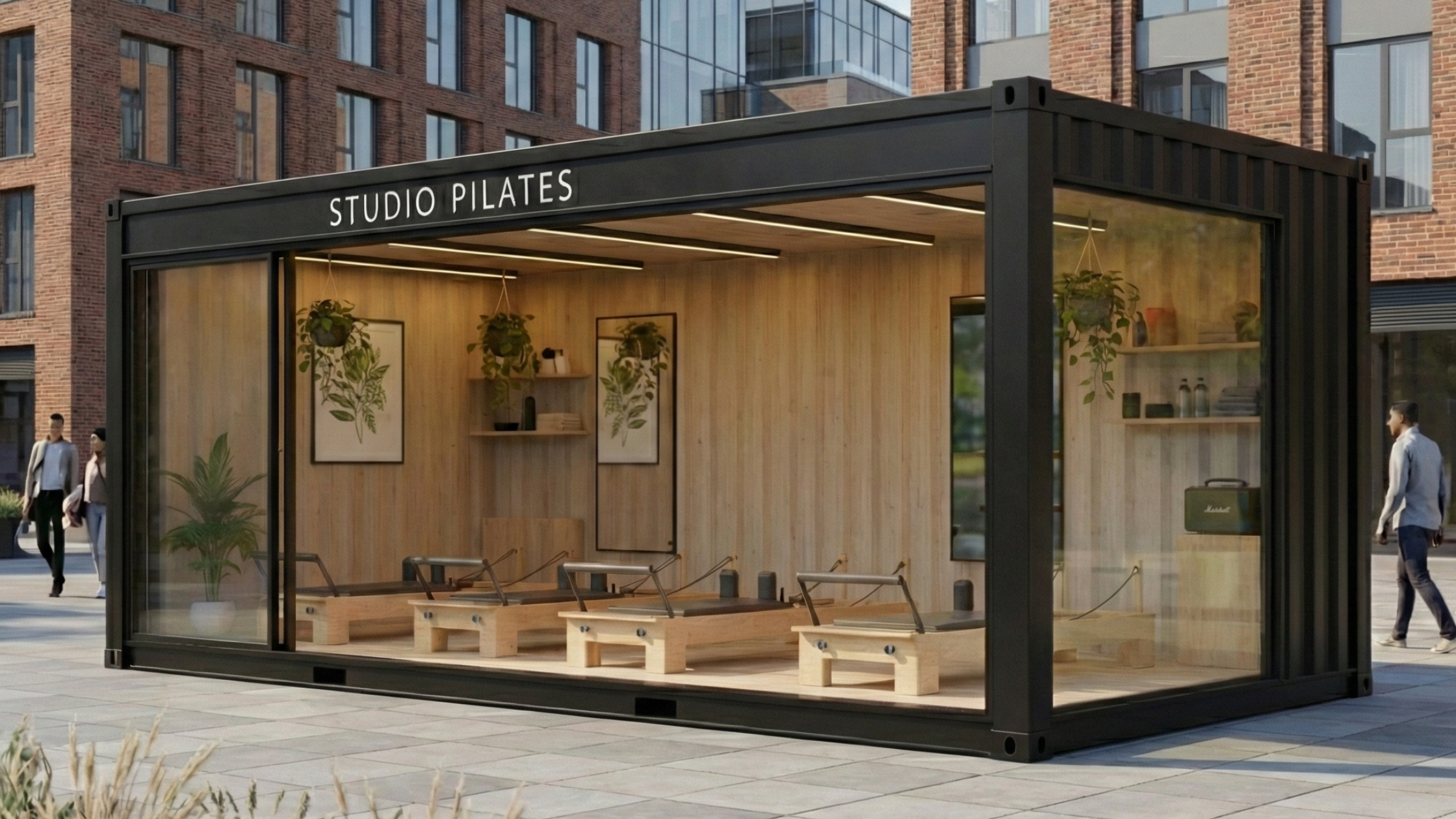 edwin projects pilates studio container conversion