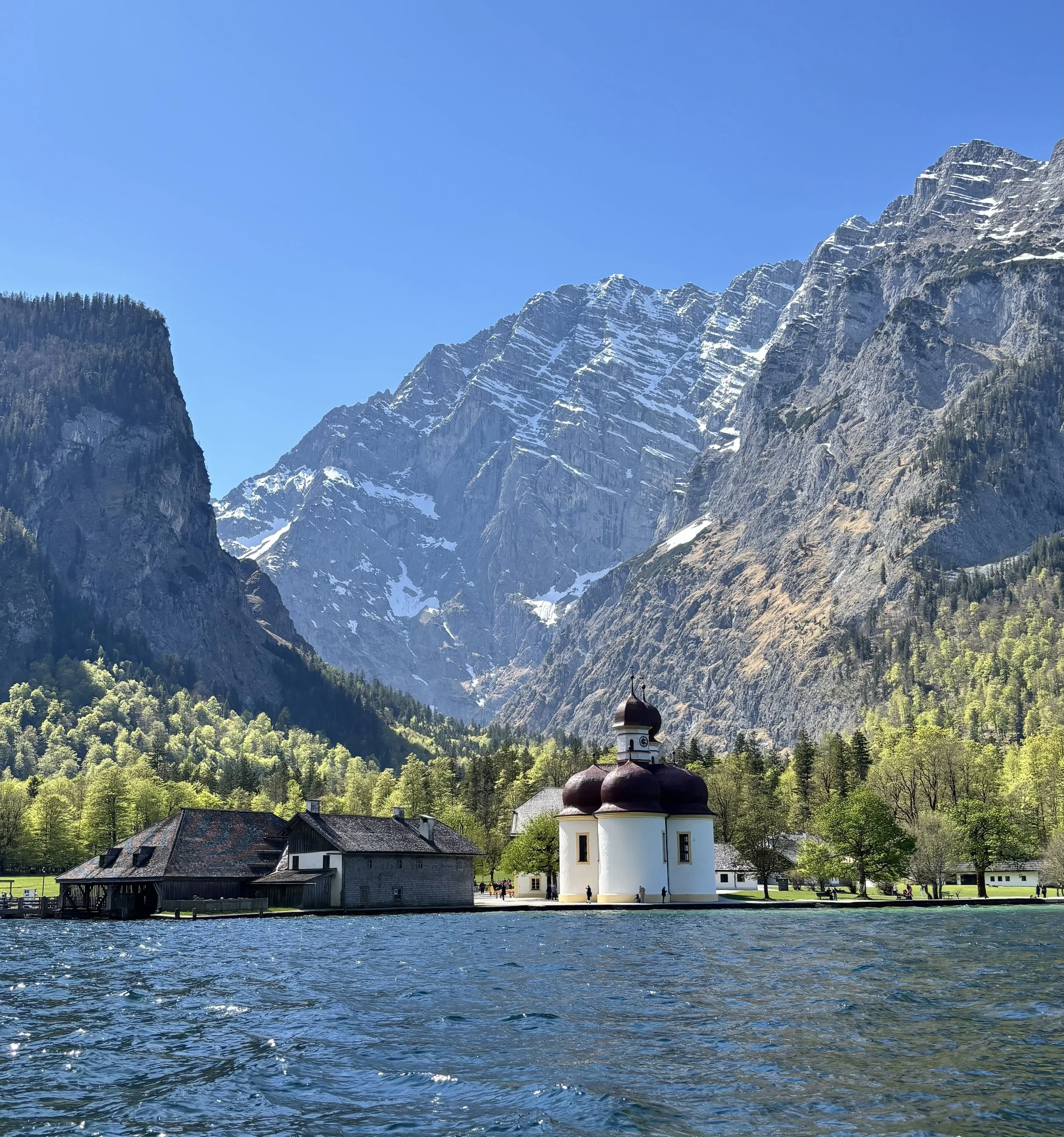 St. Bartholomä am Königssee im Berchtesgadener Land.