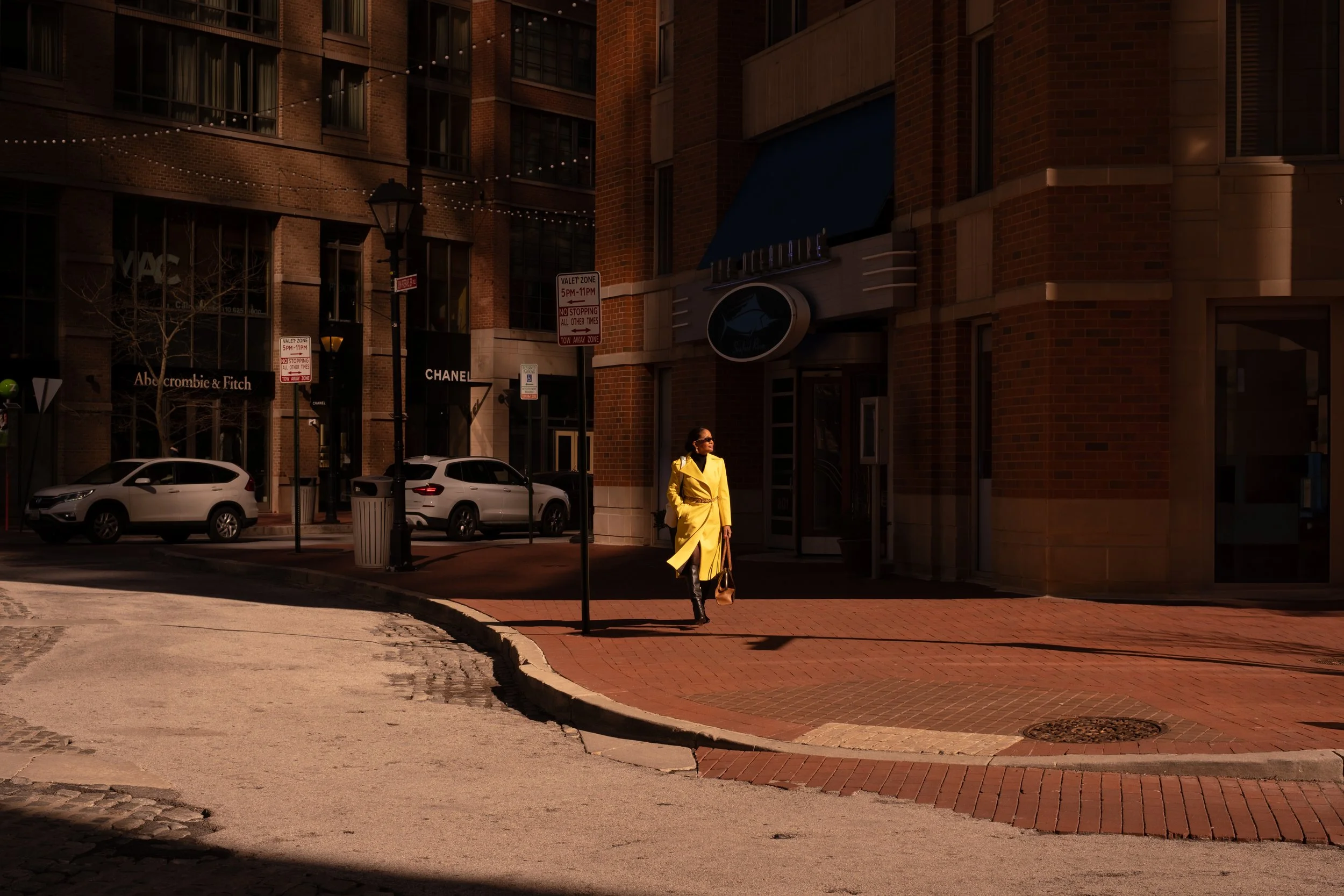The woman in yellow - Baltimore, USA