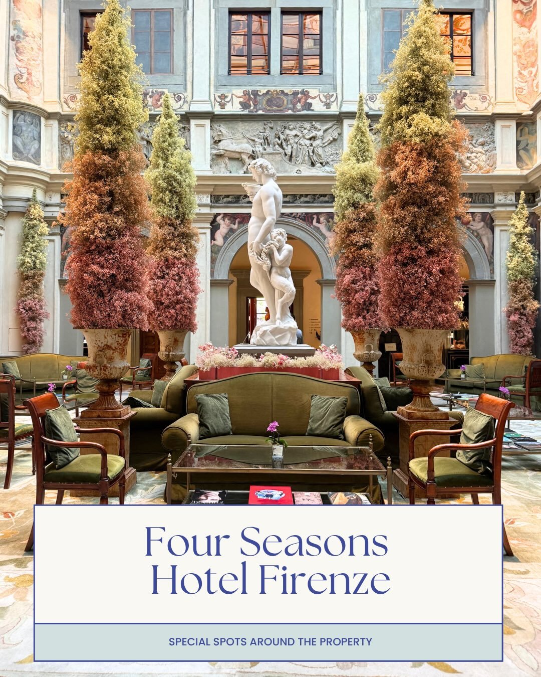 We love a good urban escape: The @fsflorence is an ultimate example of this. Every corner is charming and manicured, every team member is warm and welcoming and every entrance is like an exhale!