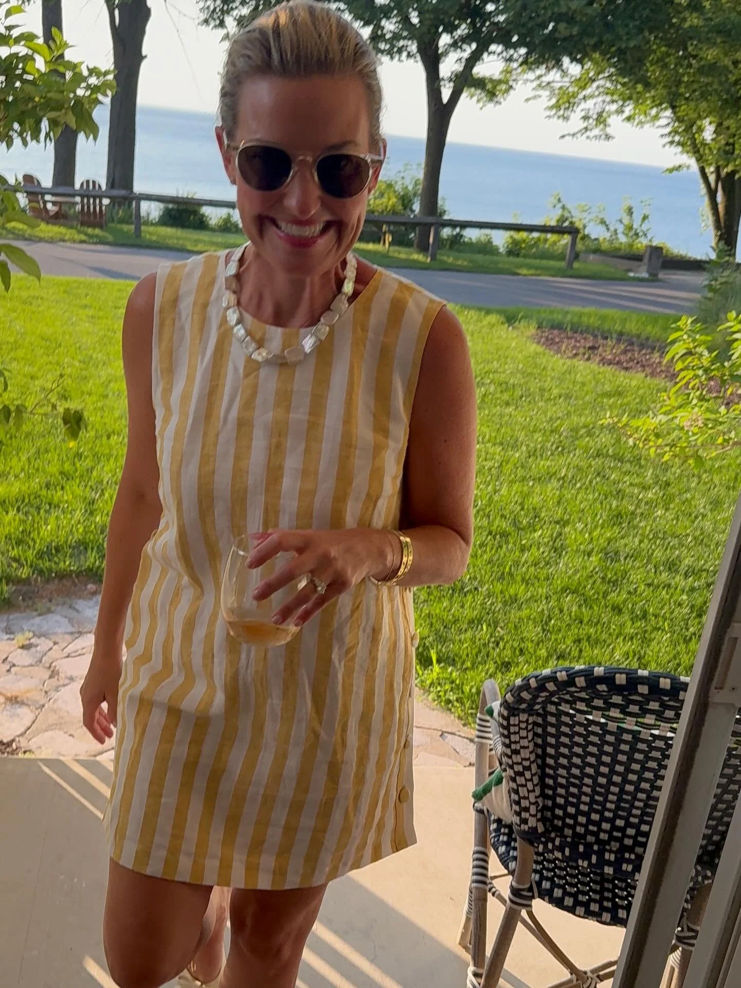 11 months a year we go nonstop. This month, we slow it way down. Conference calls from the beach. Ice cold rose on Mondays. A get ready routine of sunscreen and lipgloss. Barefoot golf. A house-full of family and friends. Towels and sheets and bluebe