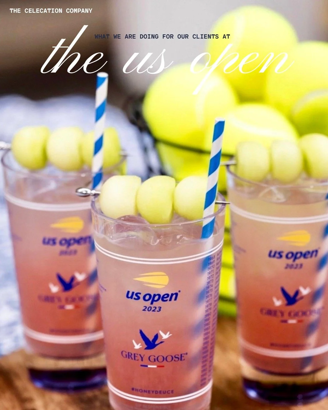 So much of our business is helping our clients to entertain and charm their clients. Iconic sporting events are a brilliant way to give guests a fabulous opportunity, and working with us means that that iconic event will be elevated. 
Tennis tourname