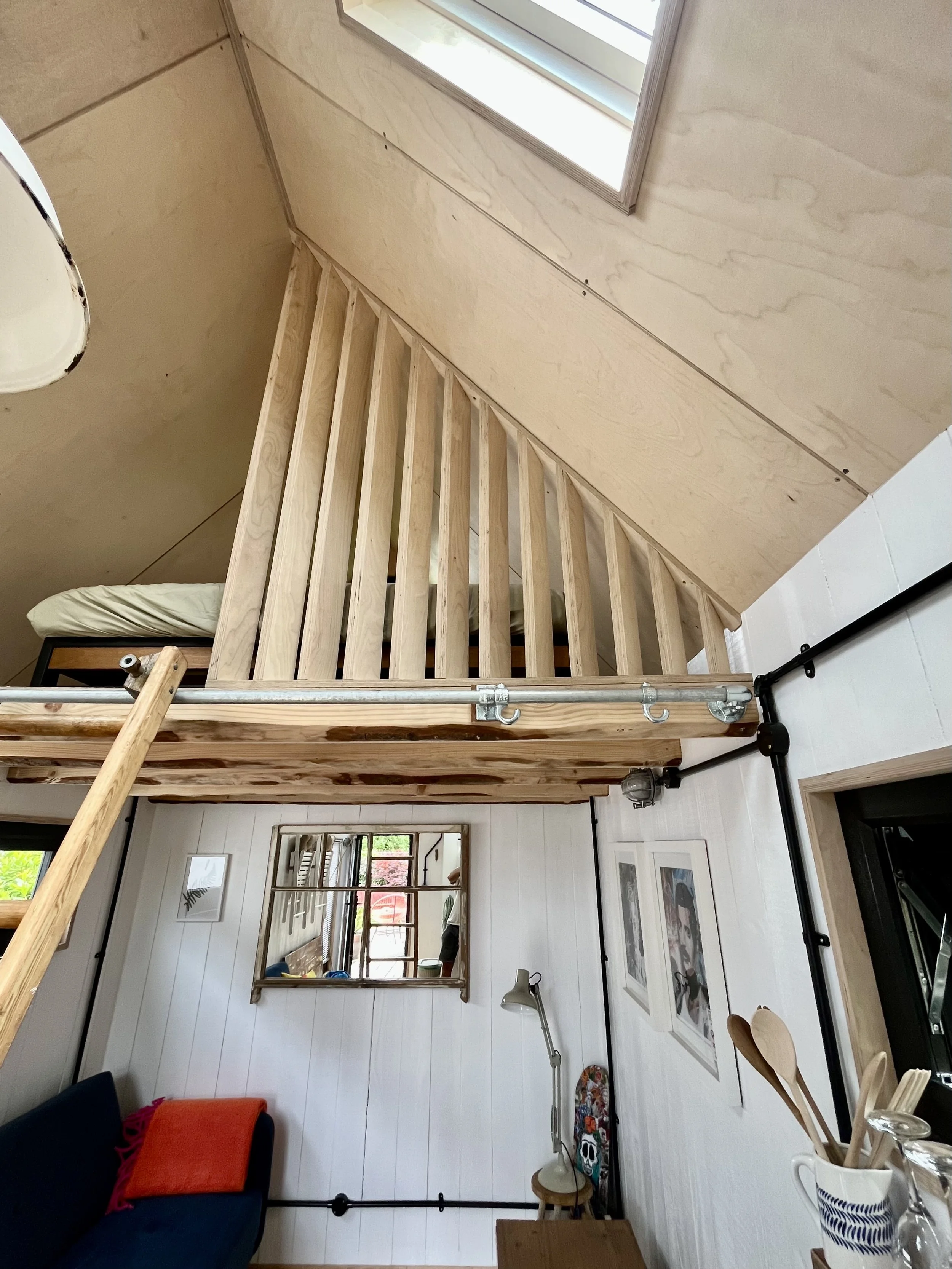 tiny home shepards hut hand built by kieran two waters timber cornwall