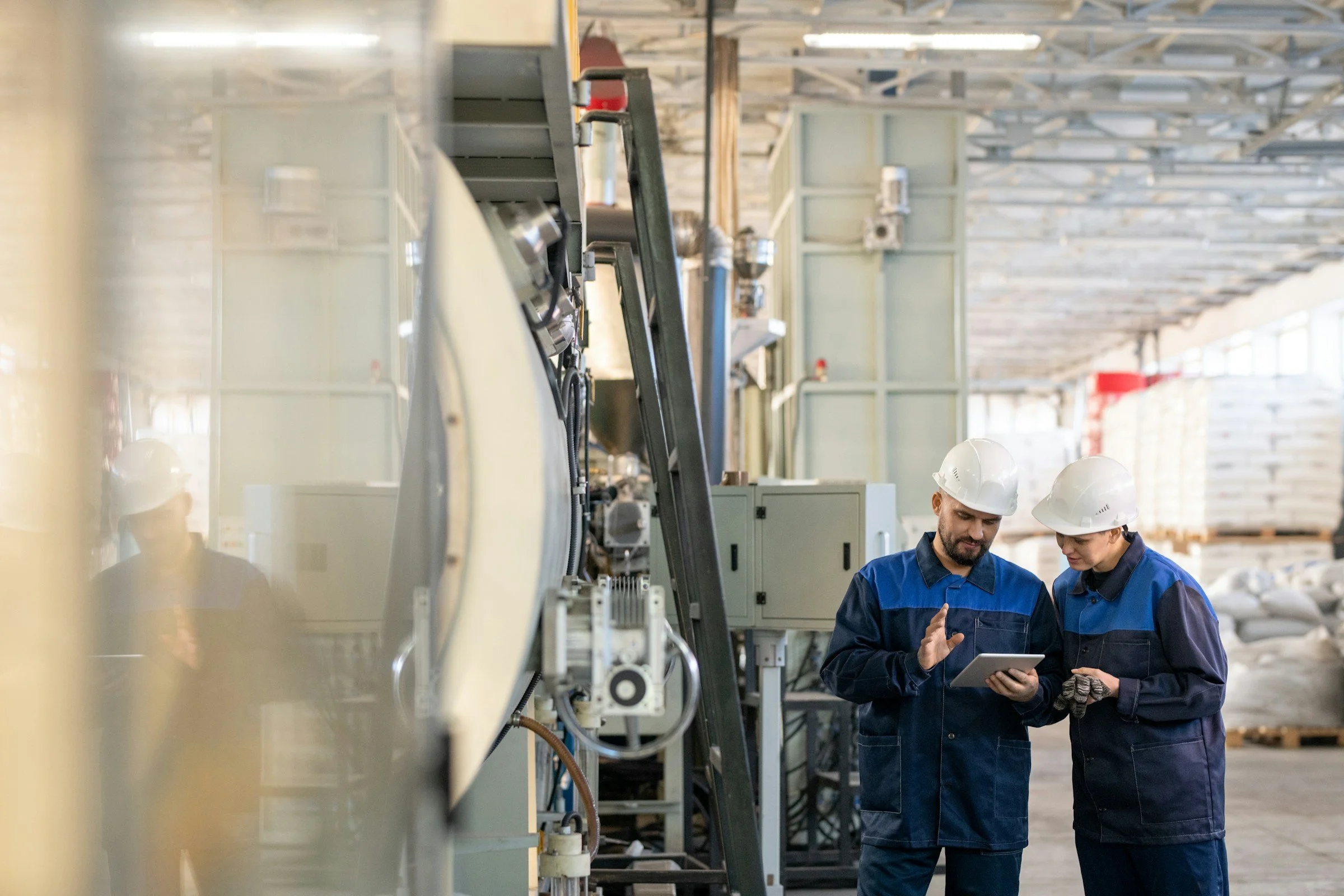 Occupation hygiene consultants monitoring noise in UK factory