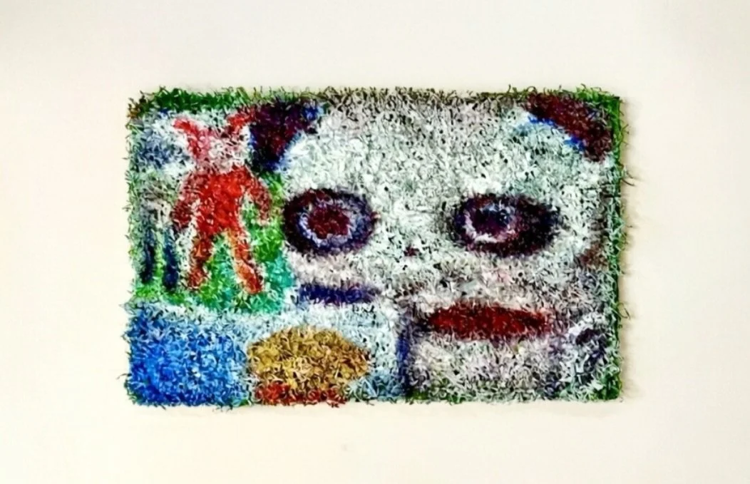 Painting on astroturf (I posted this before but the photo was awful so I&rsquo;m redoing it 😇)
11/25