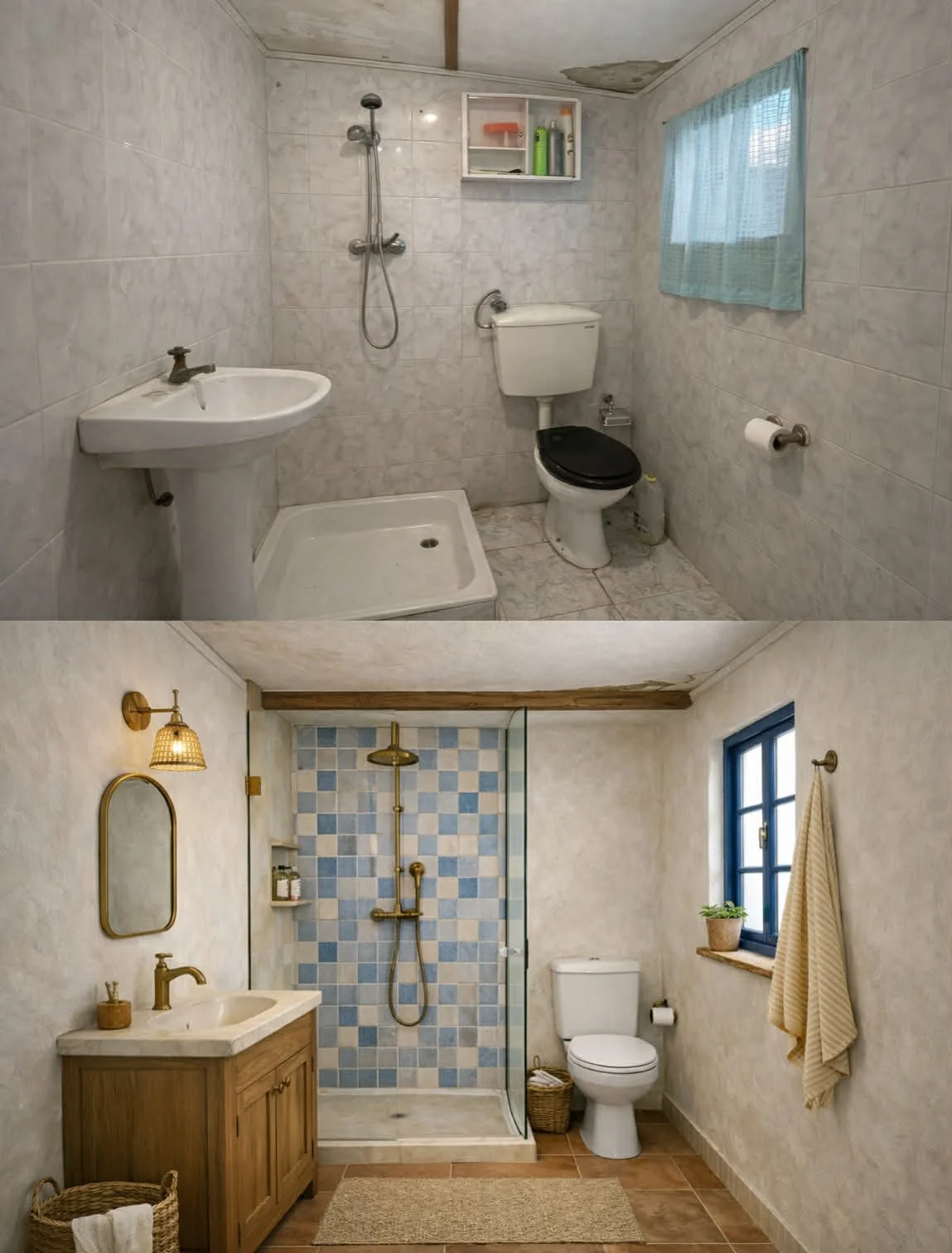 Bathroom Before/After
