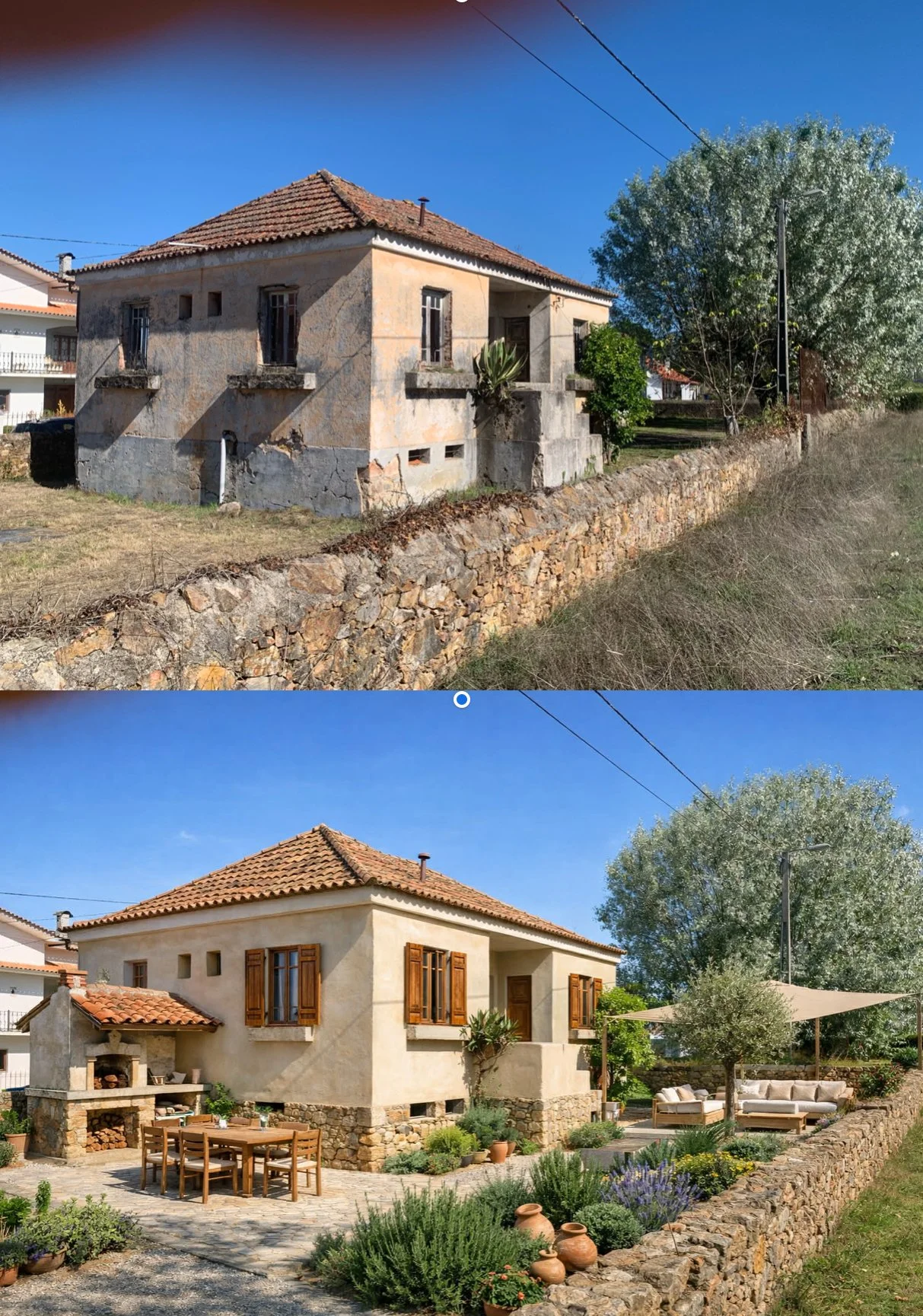 Exterior Before/After