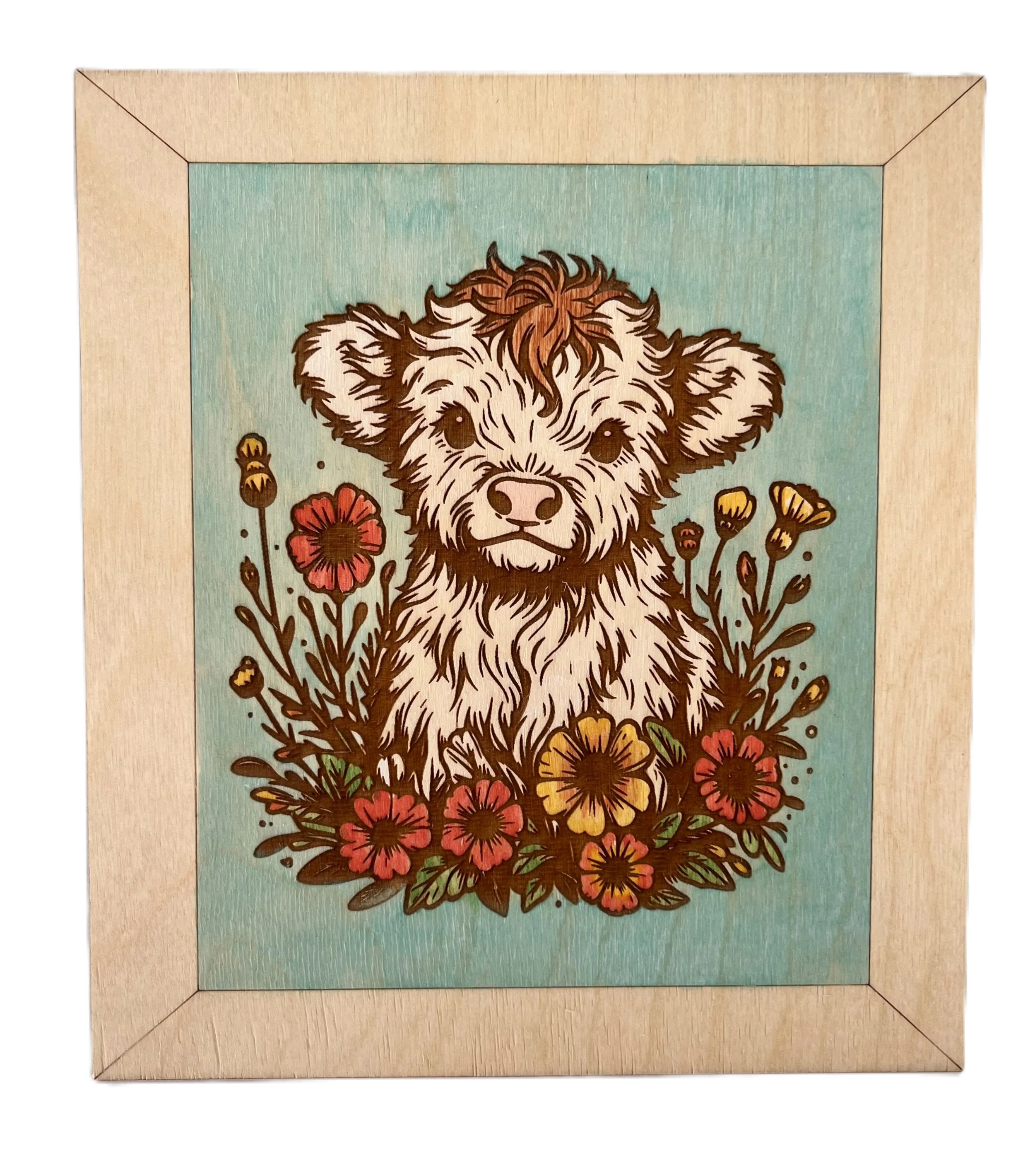 Highland Cow  8"x7"