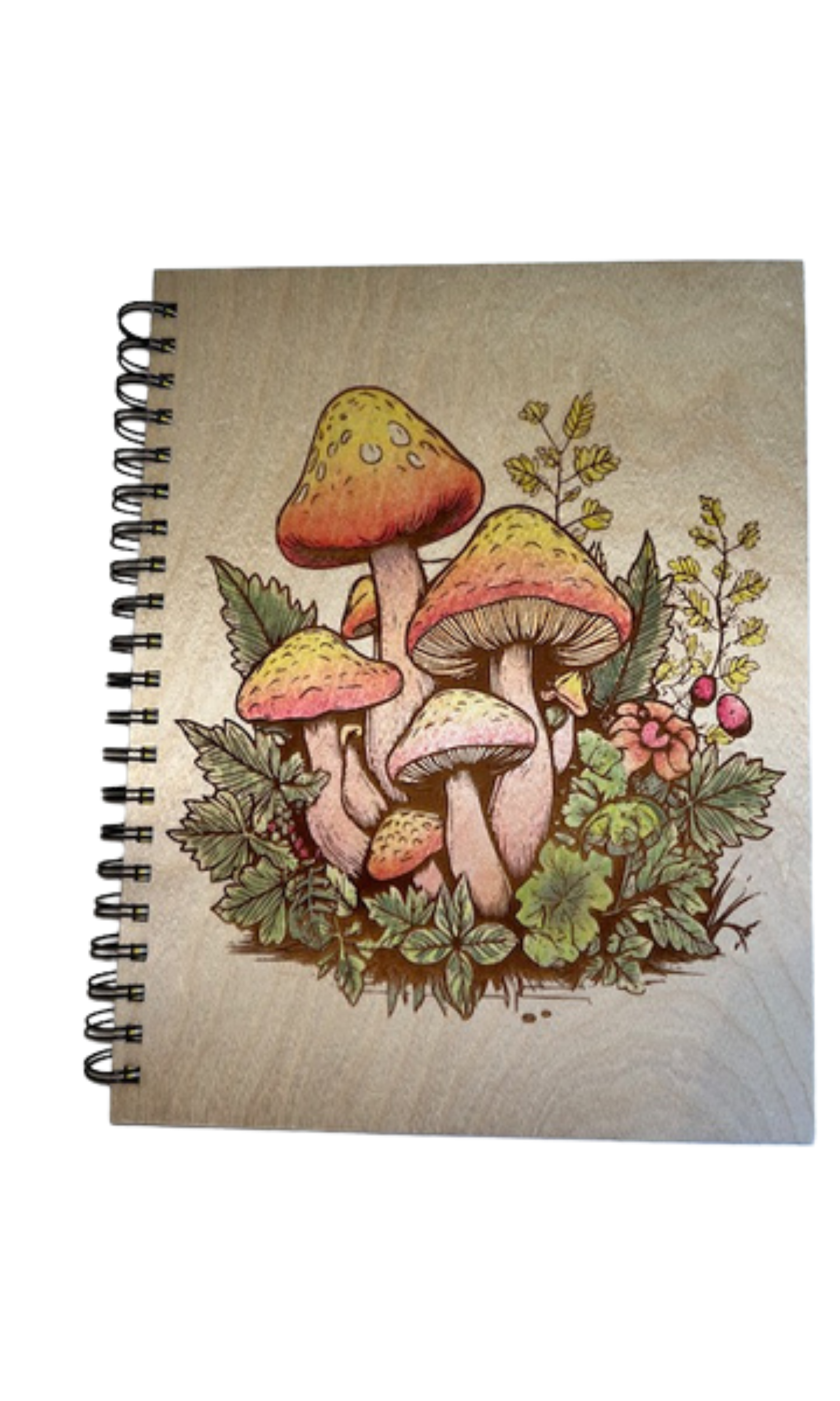 Large Orange Mushrooms Journal