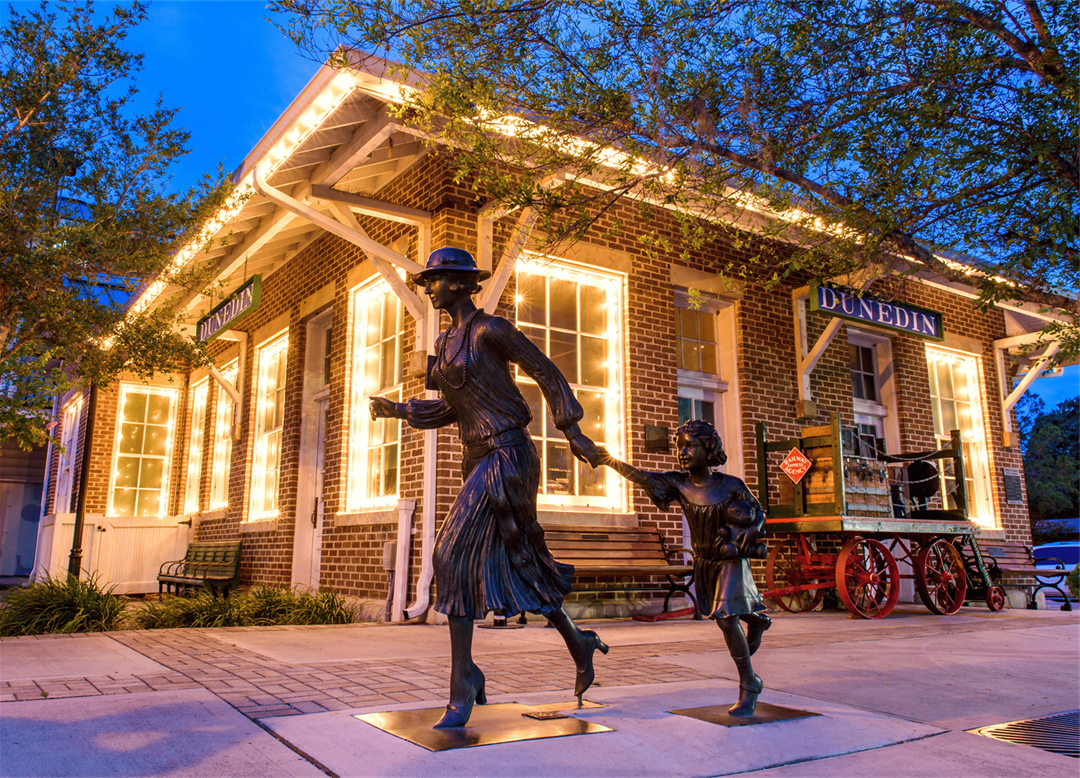 The Dunedin History Museum is dedicated to preserving, protecting, and sharing the rich history of Dunedin, Florida and the surrounding Gulf Coast region. Located in the city’s historic former railroad depot in downtown Dunedin.