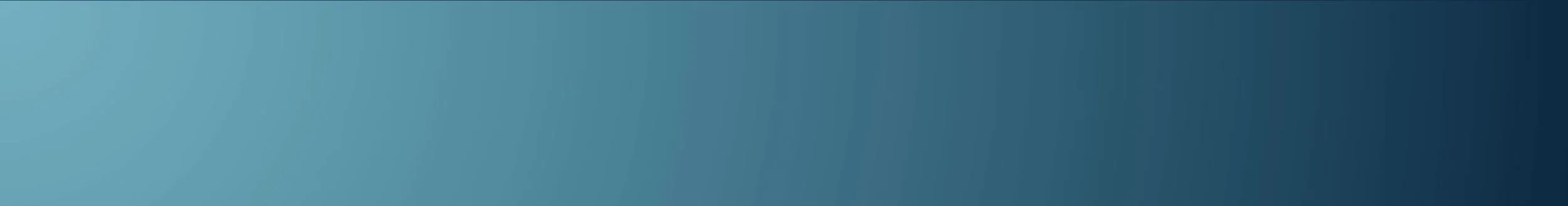 A gradient background transitioning from light blue to dark teal.