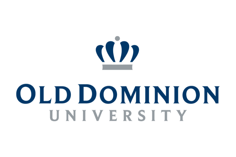 Old Dominion University logo featuring a blue crown and text