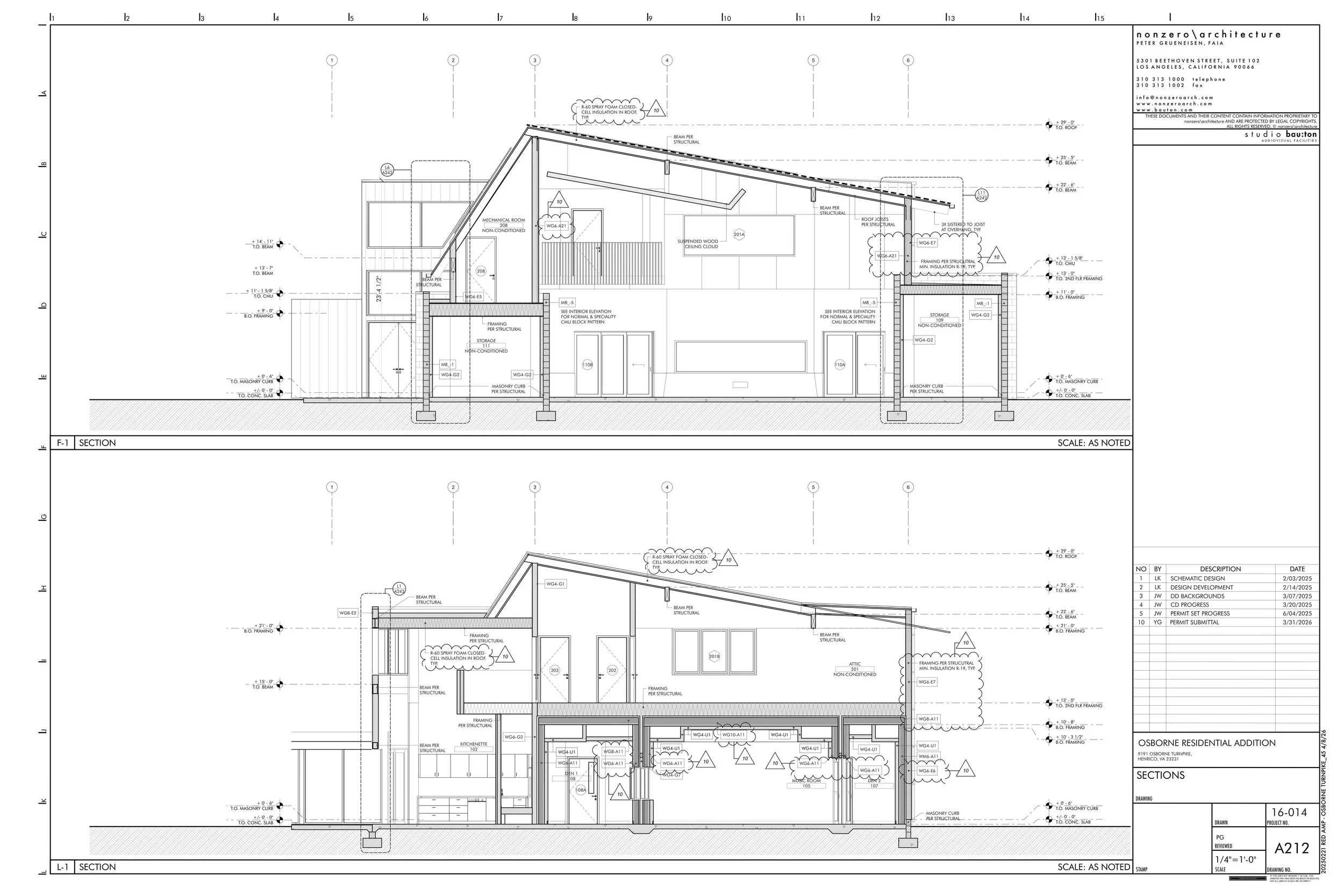 Osborne Residential Addition CAD layout – River City Enterprises project