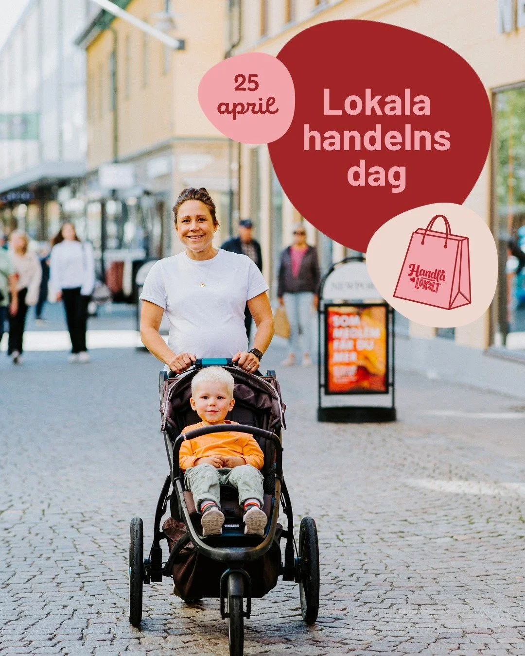 L&ouml;rdag den 25 april firar vi Lokala handelns dag i Falu centrum och bjuder in till en mysig shoppingl&ouml;rdag. Vi vill uppm&auml;rksamma v&aring;ra lokala butiker, caf&eacute;er, restauranger, salonger och alla andra fantastiska verksamheter i