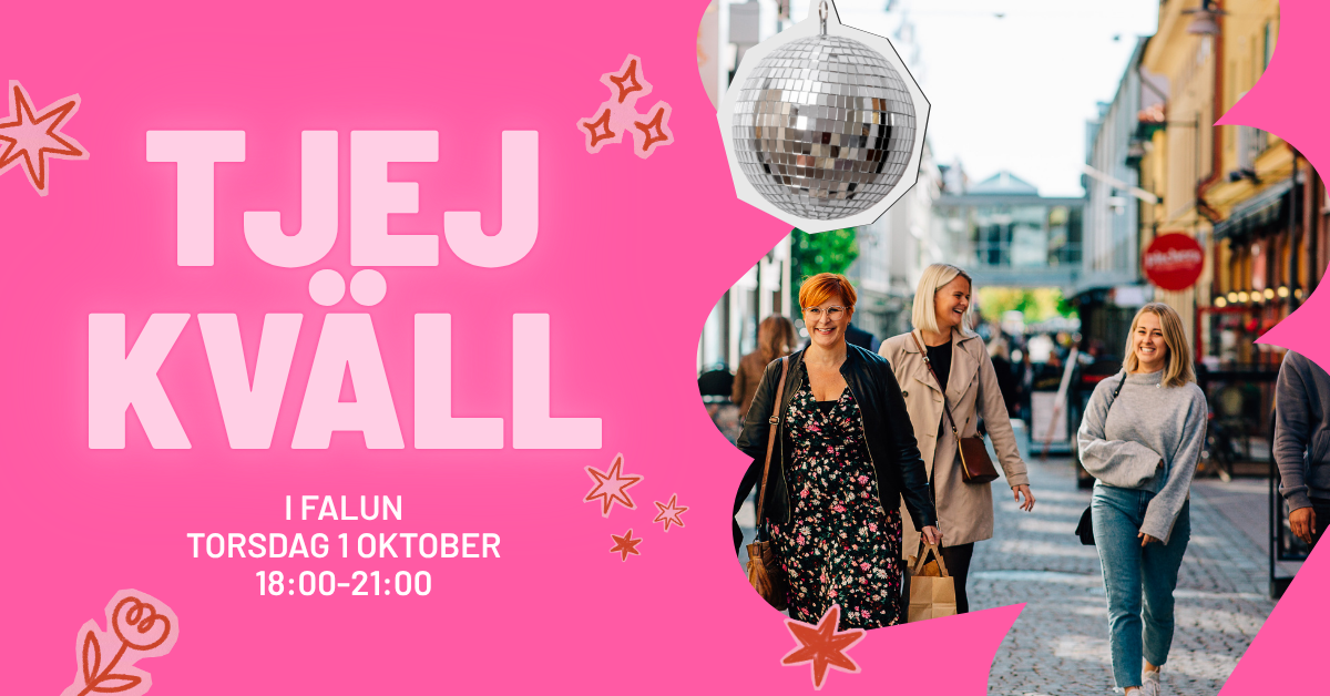 Tjejkväll i Falu centrum