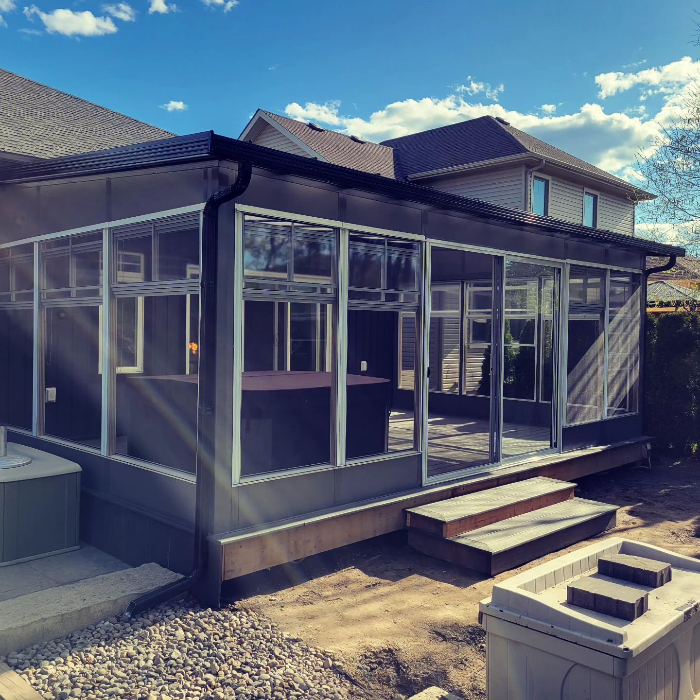Weathermaster Model 200 with Solar Cool Acrylic Roof