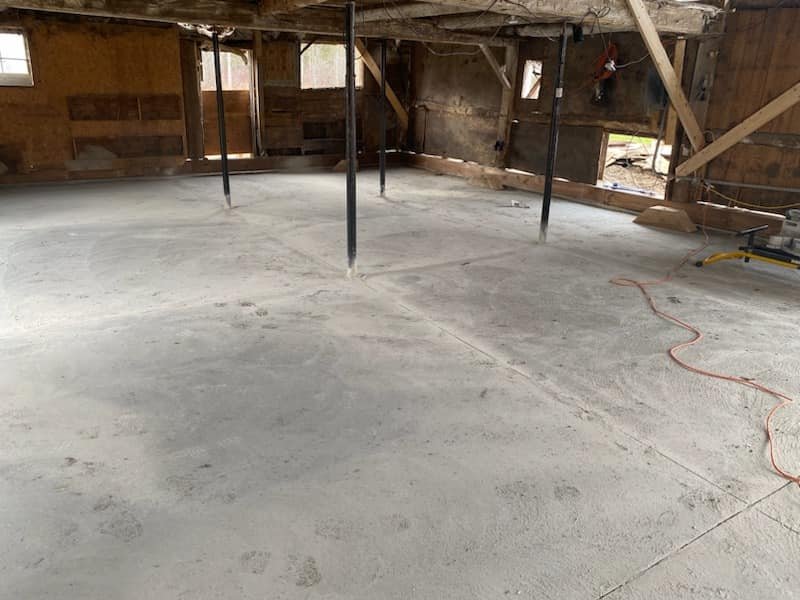 Concrete Barn Floor