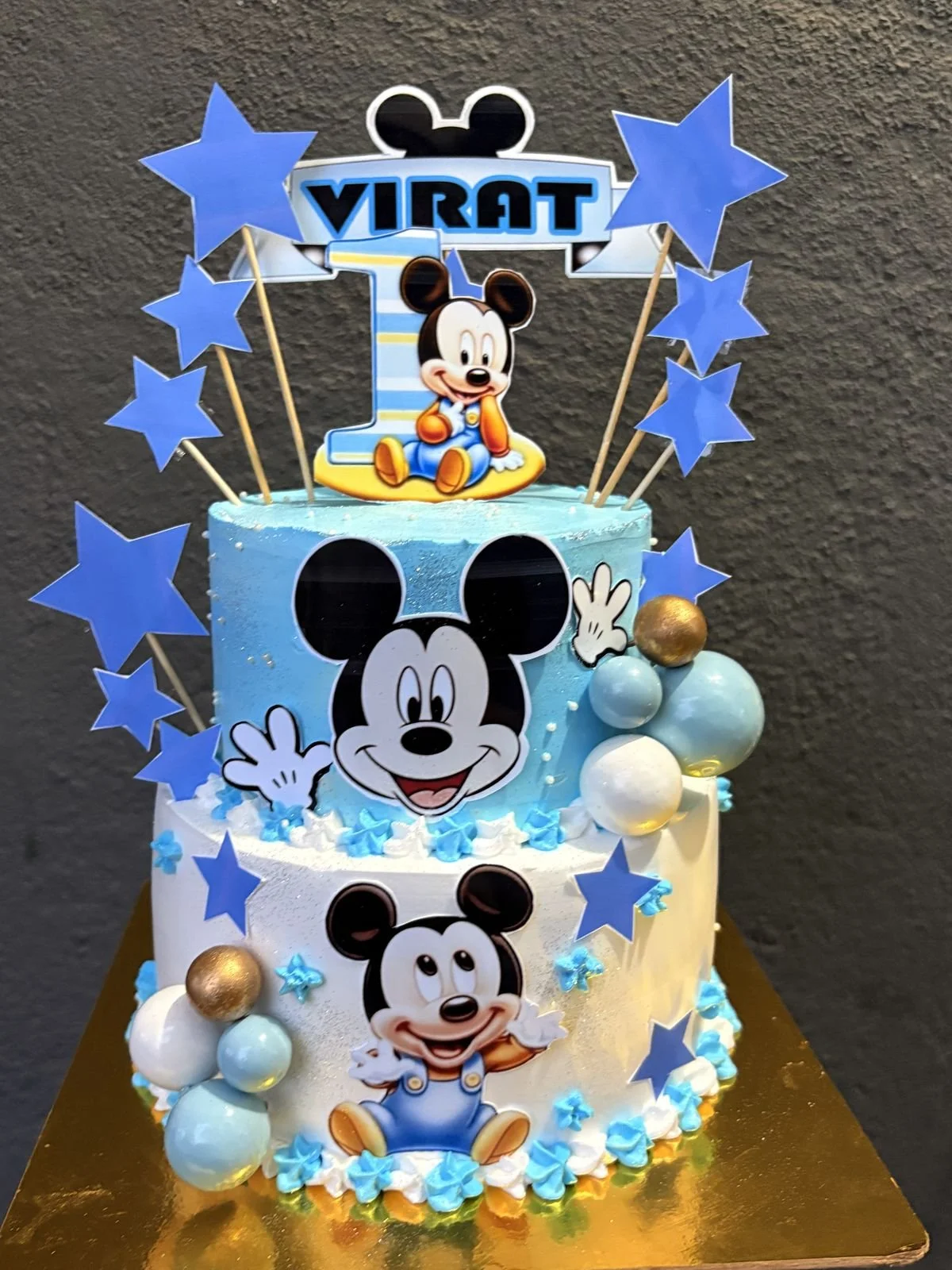 Mickey Step Cake