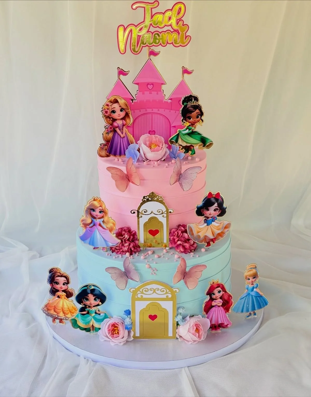 Disney Princess Step Cake
