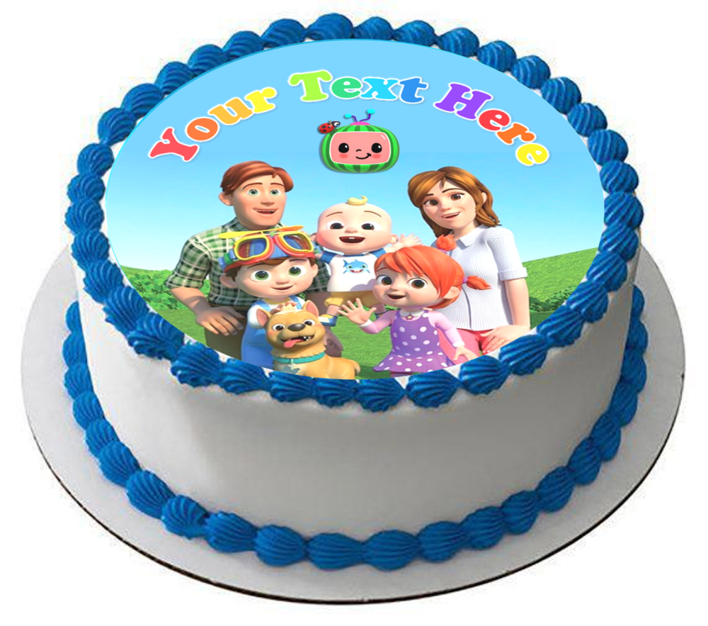 Cocomelon Photo Cake