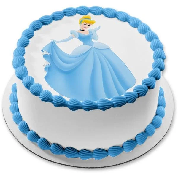 Princess Cindrella Photo Cake