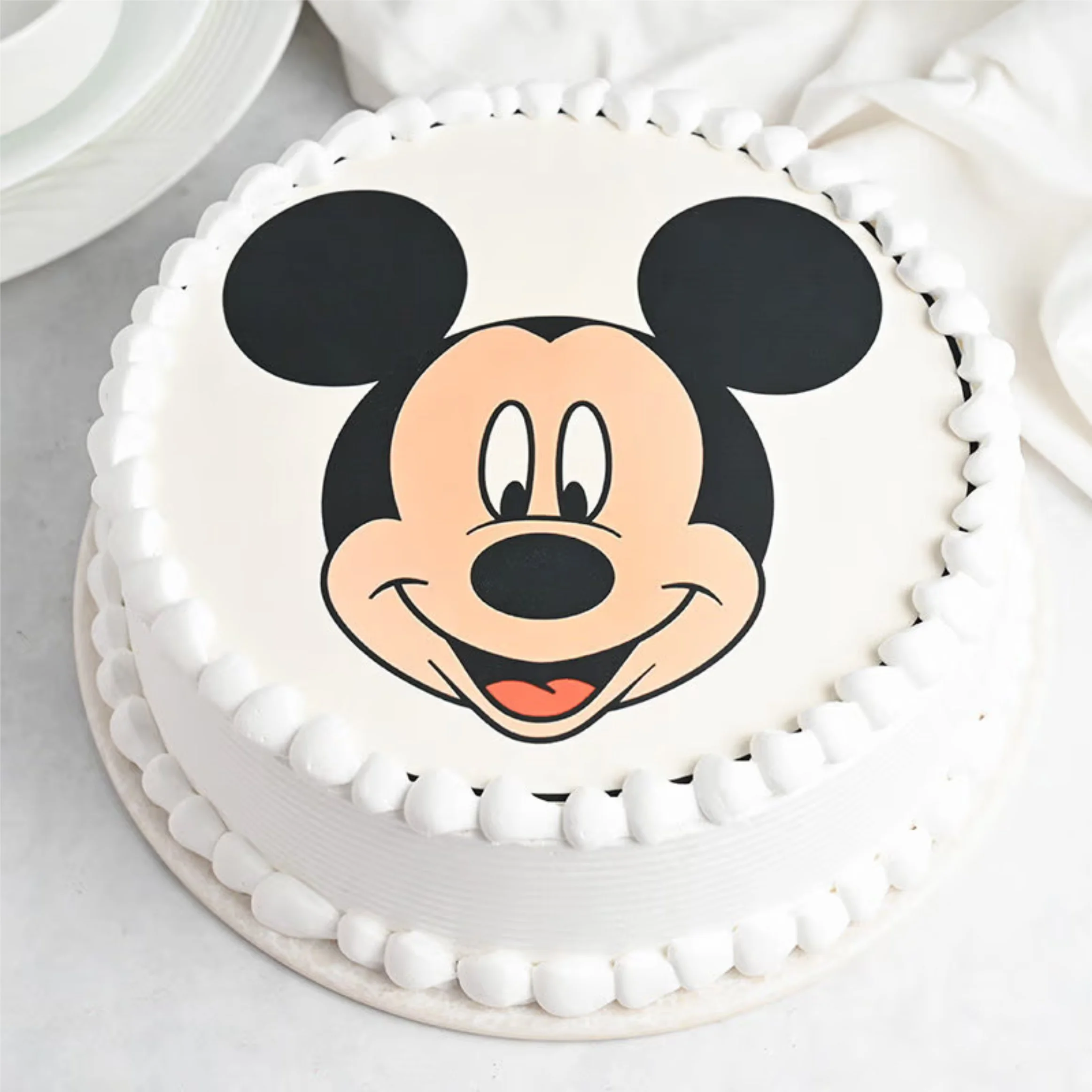 Mickey Mouse Photo Cake