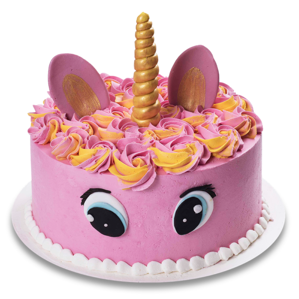 Unicorn Face Lavender Cake