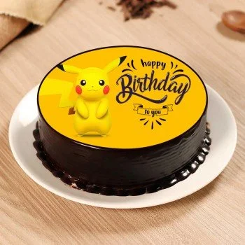 Pikachu Photo Cake