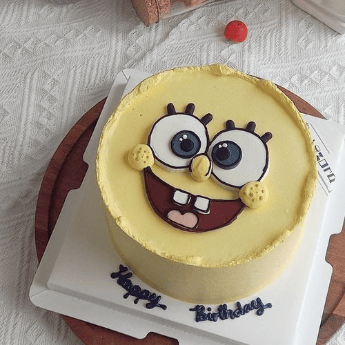 Spongebob Face Cake
