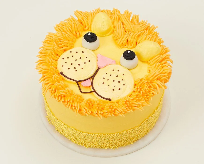 Lion Face Cake