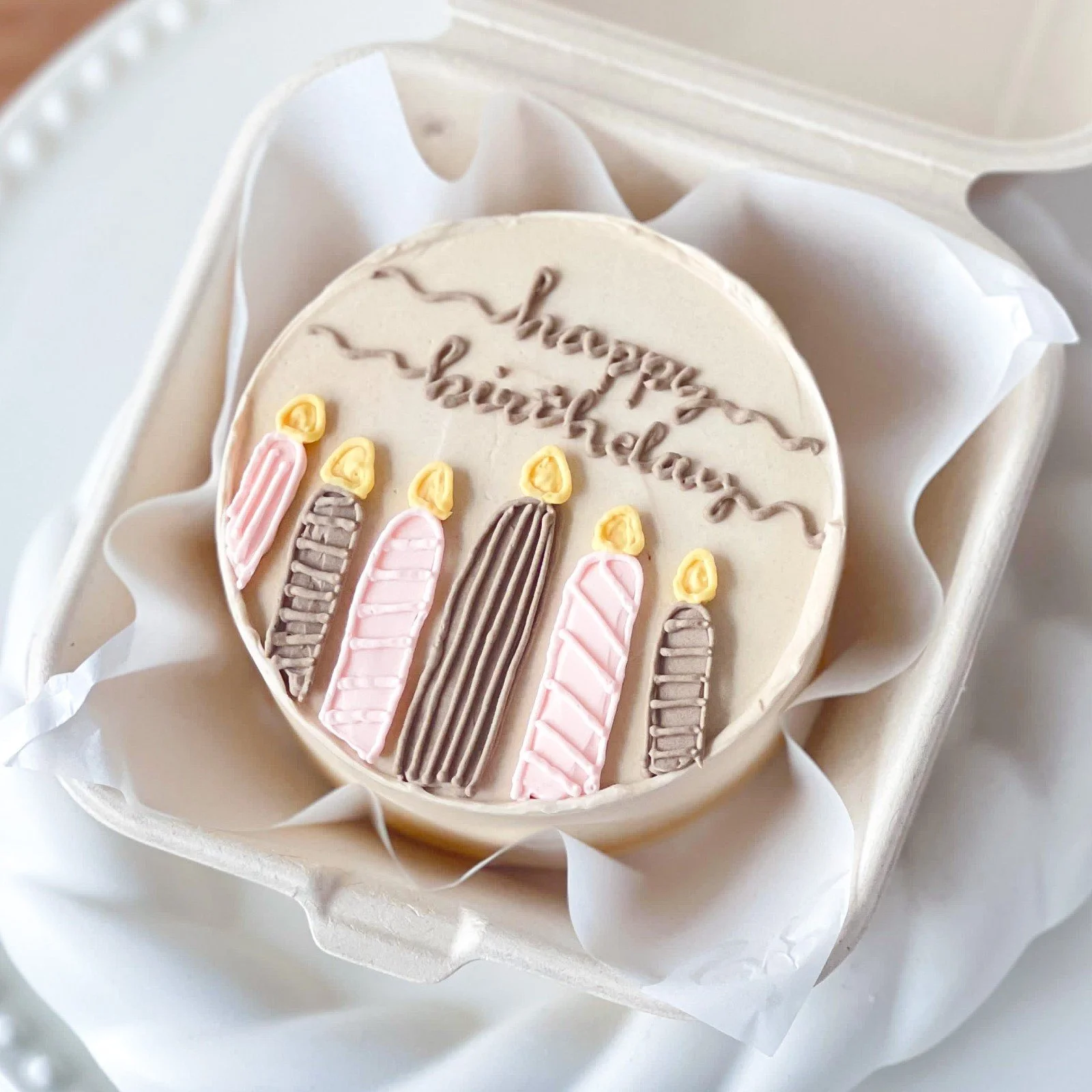 Happy Birthday Candles Cake