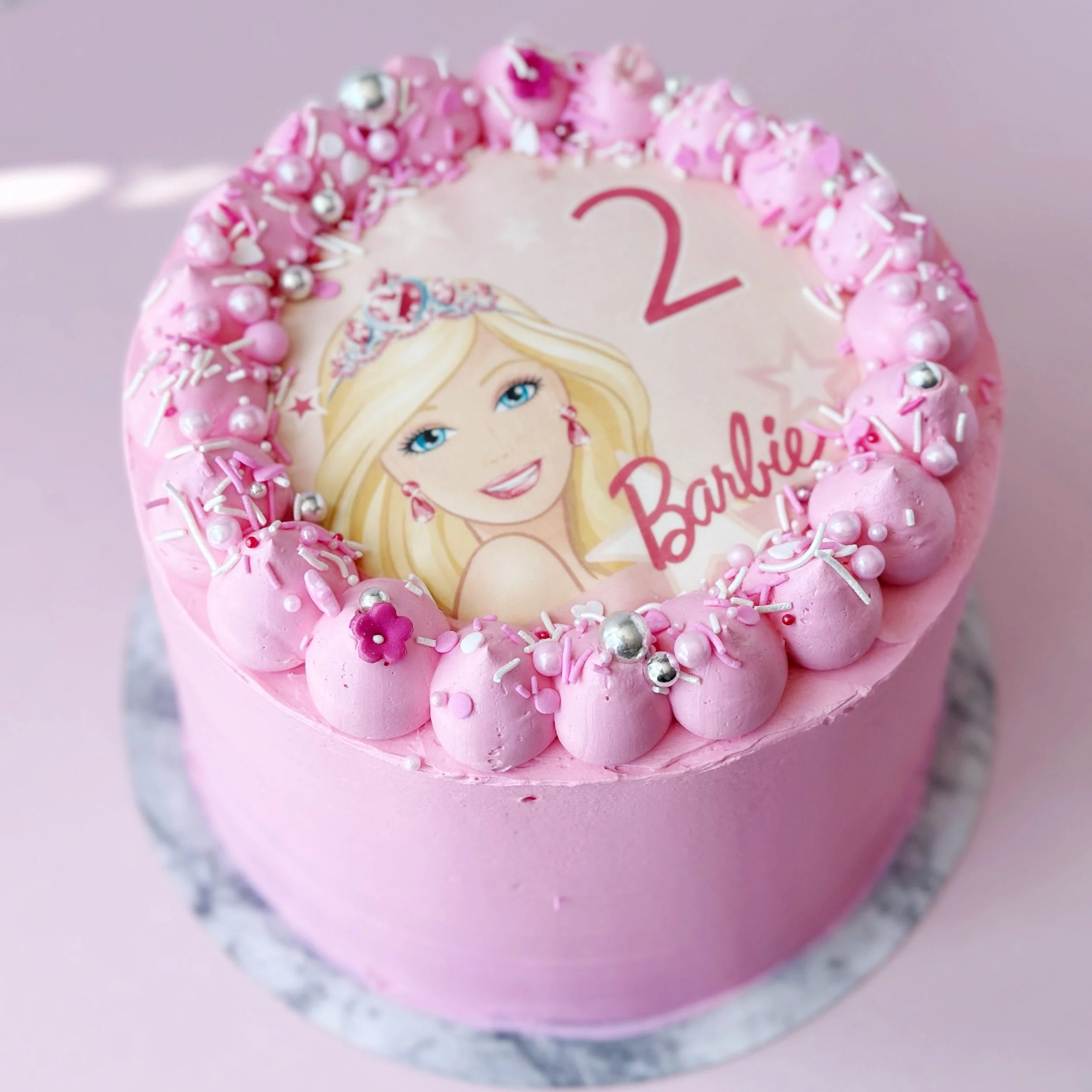 Barbie Photo Cake