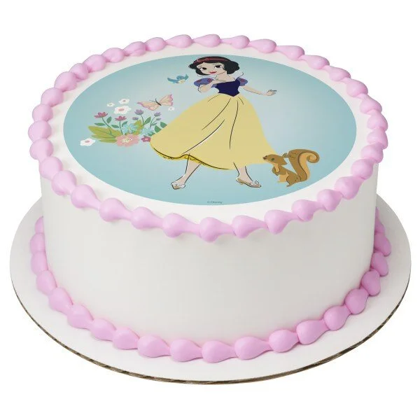 Princess Snow White Photo Cake