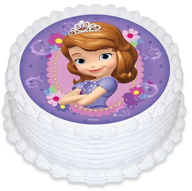 Princess Sofia Photo Cake