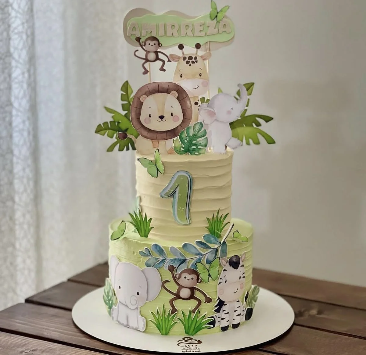 Jungle Theme Step Cake