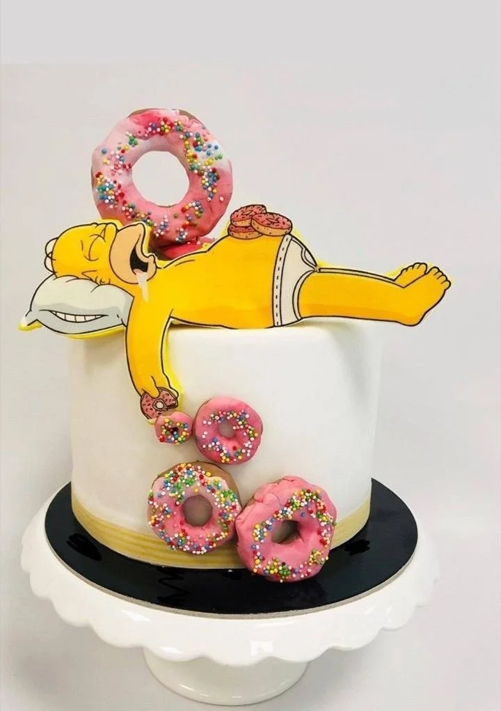Simspson Donut Cake