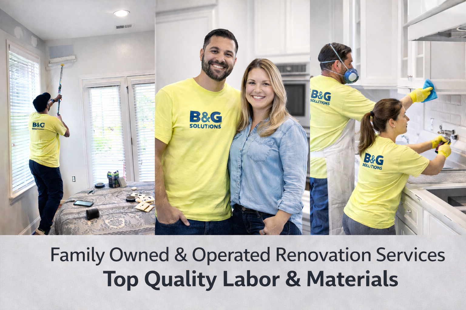 Renovations, Home services, Paitning, Cleaning, Family Owned bussines, local bussines