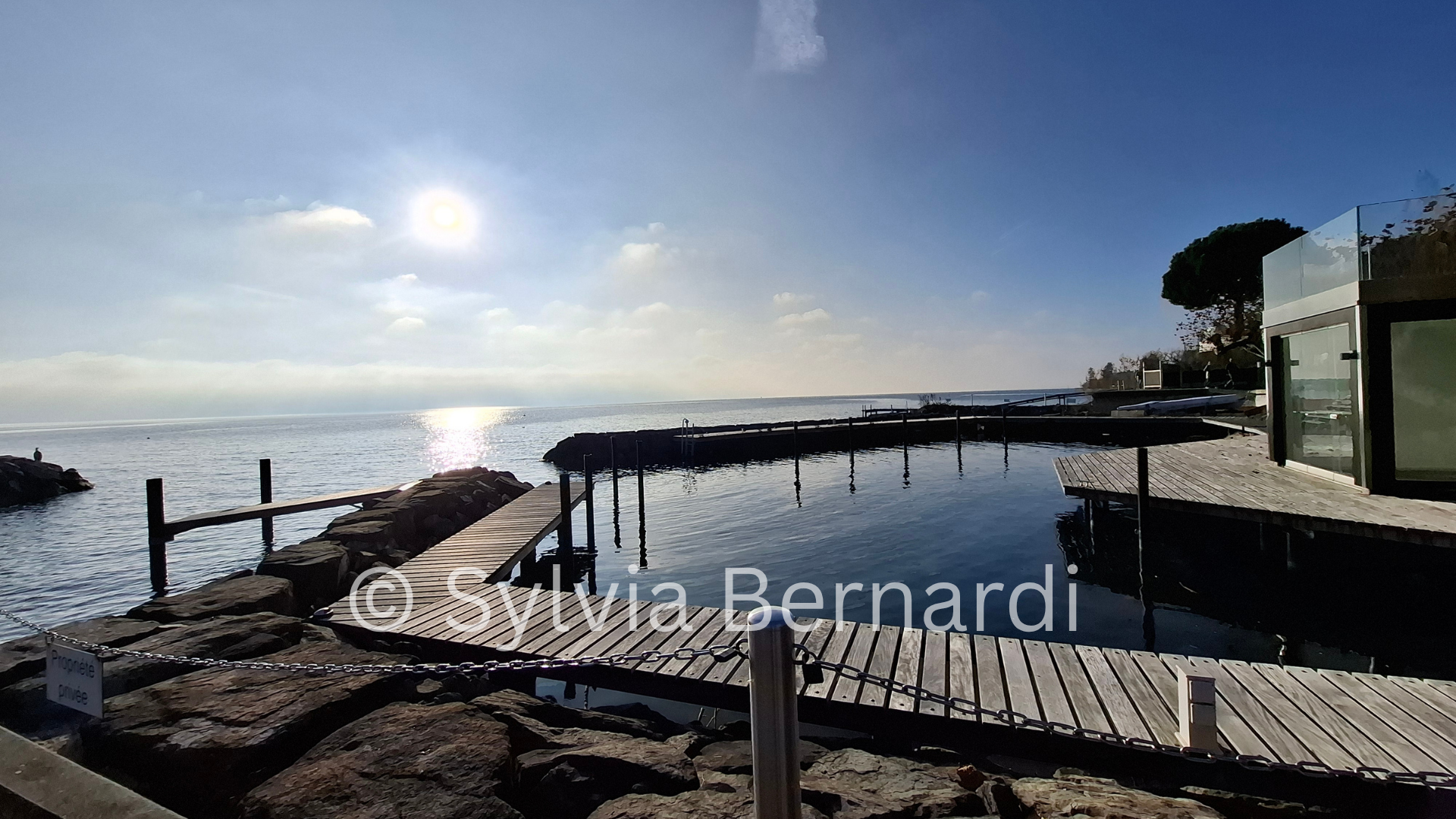 Private Harbour  Winter Sunlight